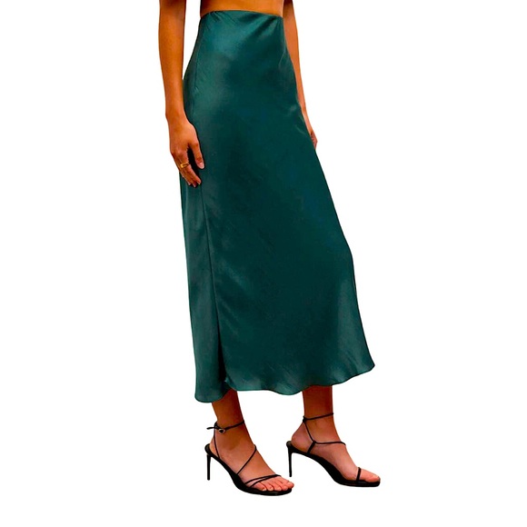 Z SUPPLY - EUROPA POLY SHEEN SKIRT SIZE S - Picture 8 of 15